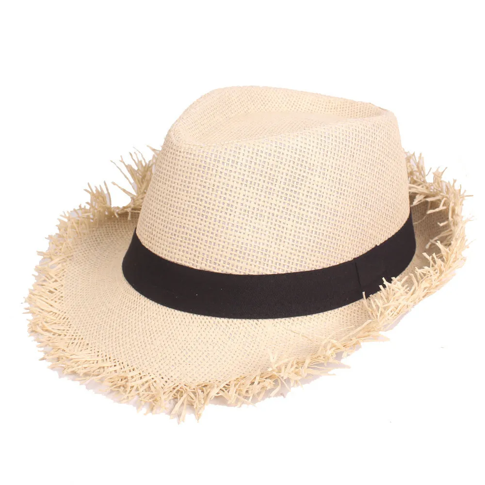 Top Men's Old Top Hats Straw Hats Summer Sun