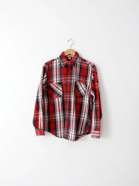 vintage Big Mac plaid flannel shirt