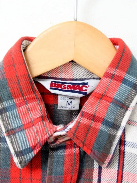 vintage Big Mac plaid flannel shirt